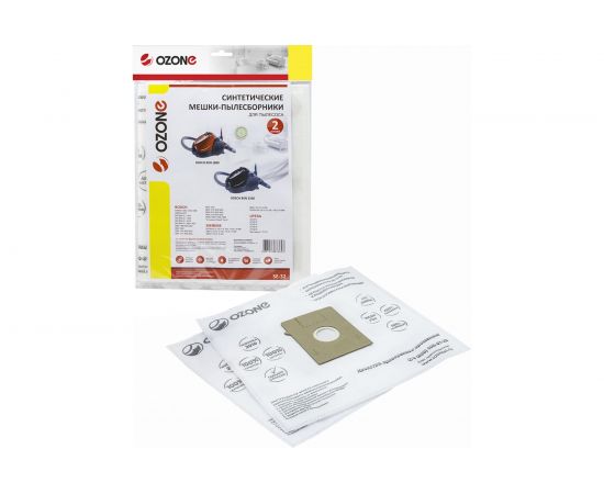 Мешки-пылесборники синтетические для пылесосов BOSCH (2 шт.) OZONE SE-32 