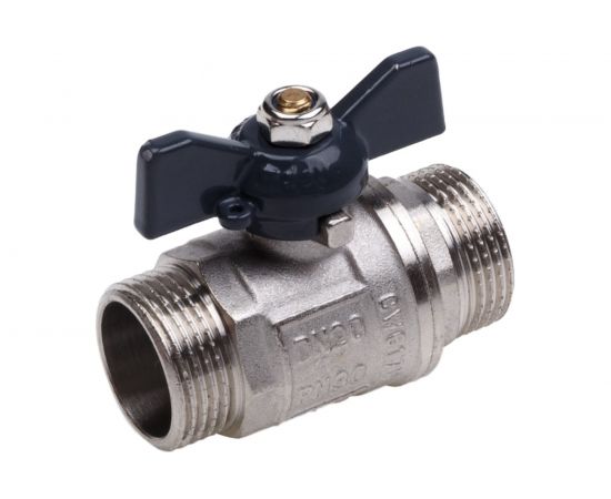 Шаровой кран AQUALINK нар-нар 1/2 B бабочка 2336 
