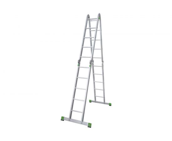 Четырехсекционная Лестница-трансформер с помостом Новая Высота 4х5 ступеней 2330405 