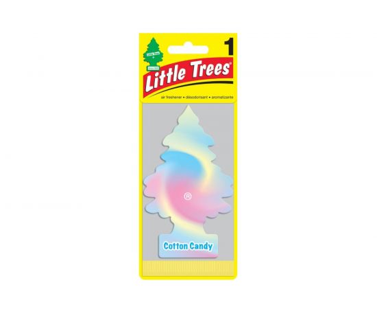 Ароматизатор елочка Car-Freshner Cotton Candy Сладкая вата U1P-10282-RUSS 