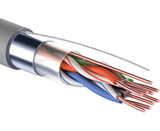 Кабель PROconnect витая пара FTP 4PR 24AWG, CAT5e бухта 305 м 01-0152 