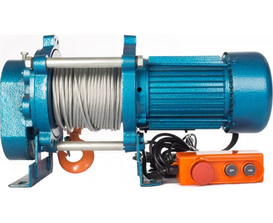 Электрическая лебедка TOR ЛЭК-500 E21 (KCD) 500 кг, 380 В с канатом 70 м 1002138 