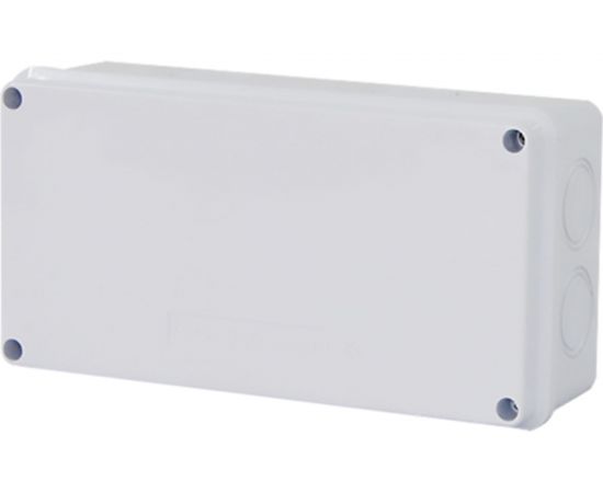 Разветвительная коробка STEKKER EBX31-03-65, 8 выбивных отверстий, IP65, светло-серая 39560 