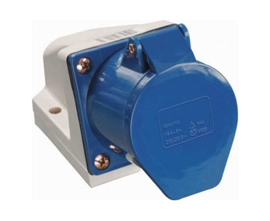 Стационарная розетка 113 TDM 2Р+РЕ 16А 220В IP44 SQ0602-0001 