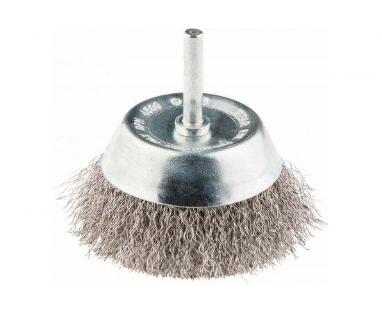 Щетка проволочная чашечная (75 мм; INOX; хвостовик 6.25 мм) GRAPHITE 57H600 