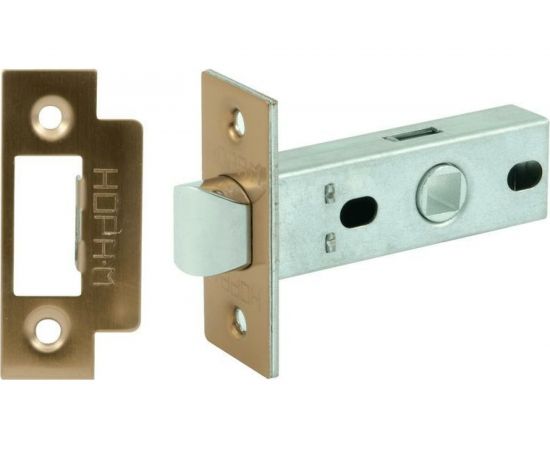 Дверная защелка НОРА-М С-45 матовый кофе 16671 