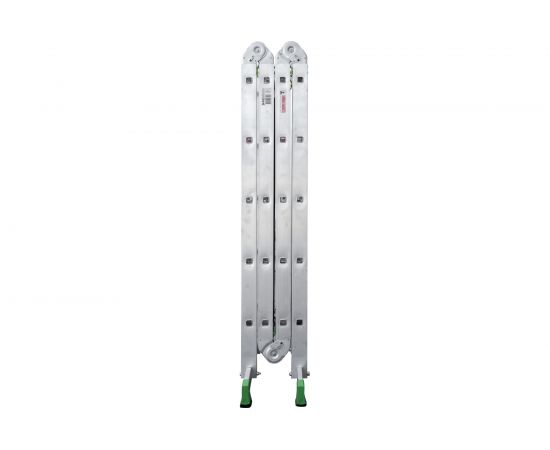 Четырехсекционная Лестница-трансформер с помостом Новая Высота 4х5 ступеней 2330405 – изображение 14