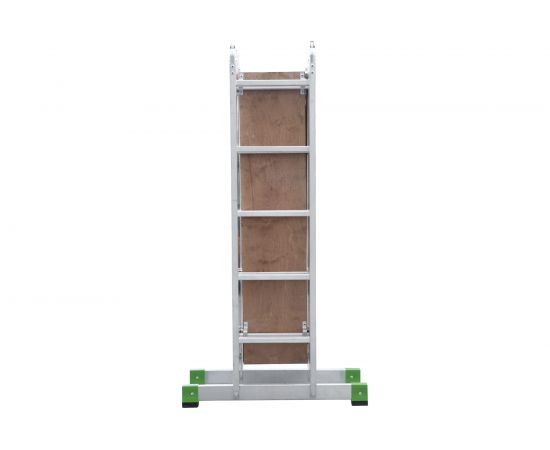 Четырехсекционная Лестница-трансформер с помостом Новая Высота 4х5 ступеней 2330405 – изображение 15