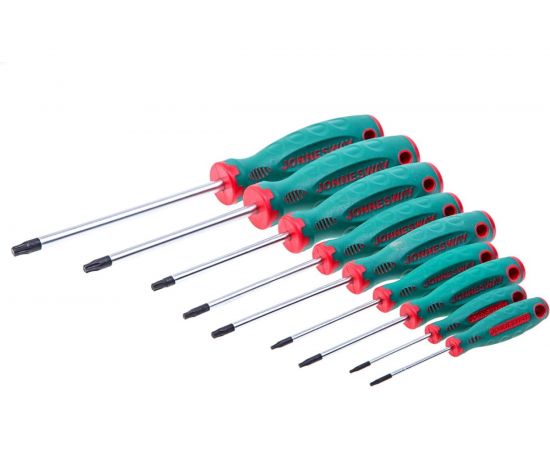 Набор отверток ANTI SLIP TORX T8-T40 Jonnesway D71T109S – изображение 2