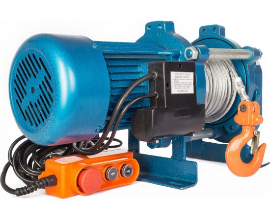 Электрическая лебедка TOR ЛЭК-500 E21 (KCD) 500 кг, 380 В с канатом 70 м 1002138 – изображение 2