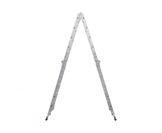 Четырехсекционная Лестница-трансформер с помостом Новая Высота 4х5 ступеней 2330405 – изображение 2