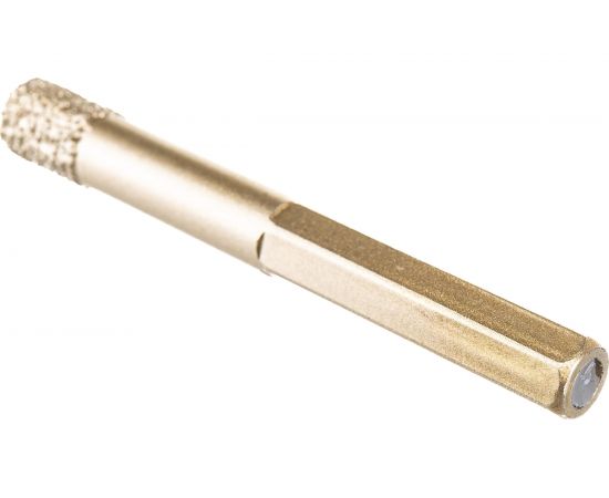 Сверло-коронка алмазное с воском (10x80 мм; HEX9.5 мм) D.BOR 121601021000 – изображение 2