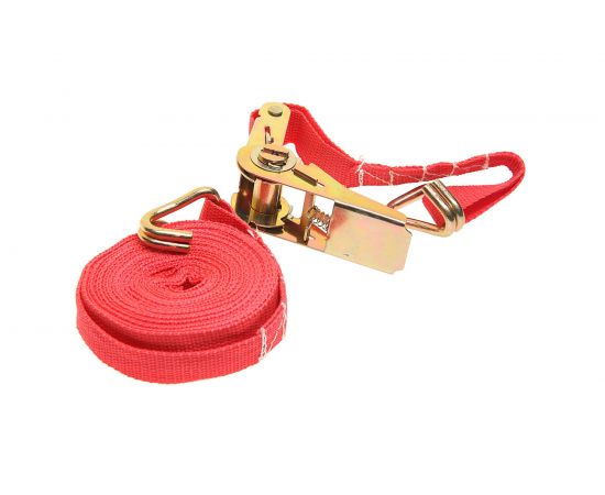 Стяжка для груза с храповиком АВТОСТОП 400кг, лента 6м х 25мм, в пакете AB-0406 – изображение 2