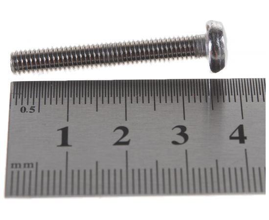 Винт КРЕП-КОМП полуцилиндрическая головка, нержавейка DIN7985 А2 5х35 500шт вцн535 – изображение 3