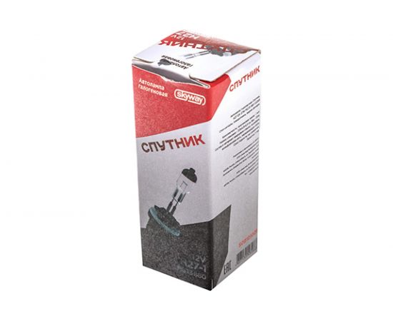 Автолампа SKYWAY H27 27W PGJ13 880 1-конт СПУТНИК S09101026 – изображение 3