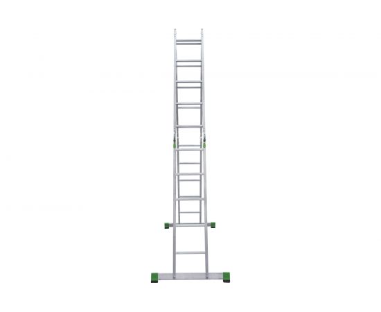Четырехсекционная Лестница-трансформер с помостом Новая Высота 4х5 ступеней 2330405 – изображение 3