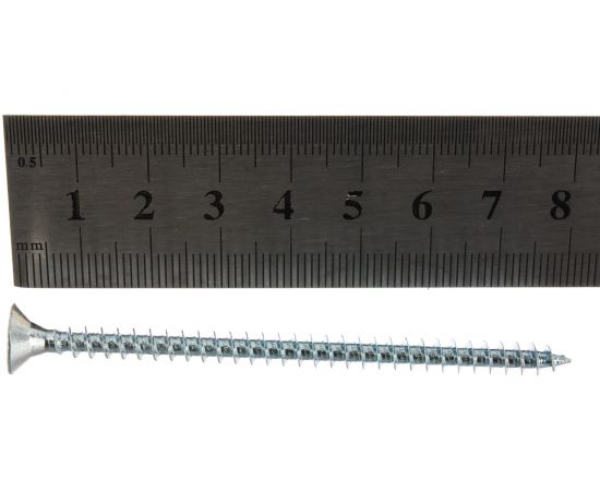 Саморез Tech-Krep ШУц 5,0х80 потайная головка 5 шт, пакет 102451 – изображение 3