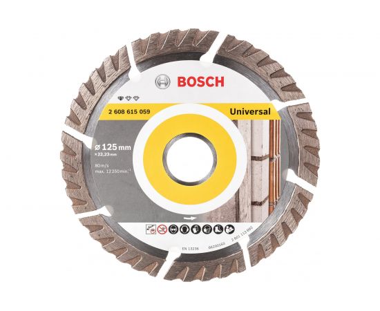 Диск алмазный Universal (125х22.2 мм; 10 шт.) Bosch 2608615060 – изображение 3