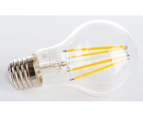 Нитевидная лампа Фарлайт прозрачная груша А60 9Вт 2700К Е27 FAR000039 – изображение 3