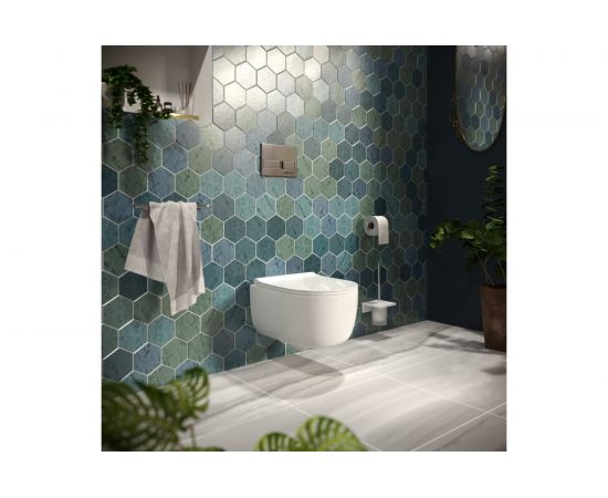 Кнопка для инсталляции BERGES NOVUM L3 хром глянец 040013 – изображение 4