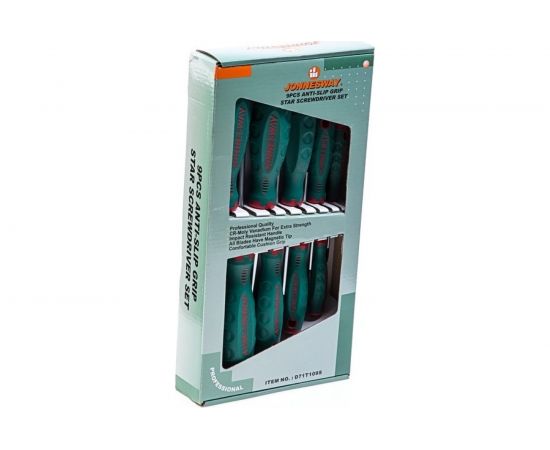 Набор отверток ANTI SLIP TORX T8-T40 Jonnesway D71T109S – изображение 4