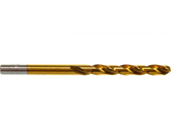 Сверло по металлу нитрид титана HSS-TiN DIN 338 (10 шт; 6x57х93 мм) D.BOR 4200600T3D – изображение 4