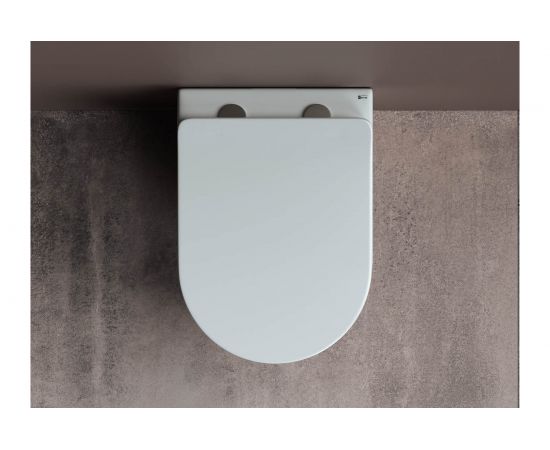 Подвесной унитаз Ceramica Nova MIA Rimless с крепежом, с сиденьем-крышкой с микролифтом CN1805 – изображение 5