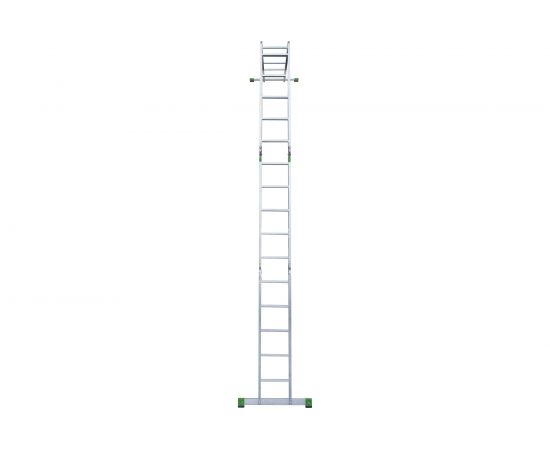 Четырехсекционная Лестница-трансформер с помостом Новая Высота 4х5 ступеней 2330405 – изображение 7