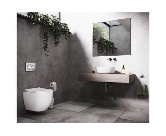 Подвесной унитаз Ceramica Nova MIA Rimless с крепежом, с сиденьем-крышкой с микролифтом CN1805 – изображение 8