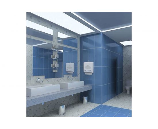 Диспенсер для полотенец ЛАЙМА PROFESSIONAL,ZZ,белый, ABS-пластик, 601426 – изображение 9