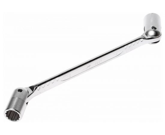 Торцевой прямой шарнирный ключ 12х14мм, 222мм JTC-3937 