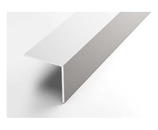 Декоративный угловой профиль ЛУКА алюминиевый, 40х40х2 мм, 2,7 м, 5 шт./уп. белый УТ000020887 