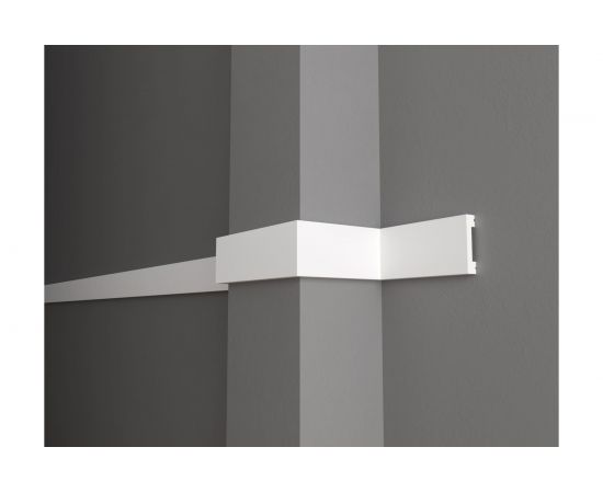 Напольный плинтус Decor-Dizayn ударопрочный влагостойкий под покраску 65Х15Х2000 мм DD33 