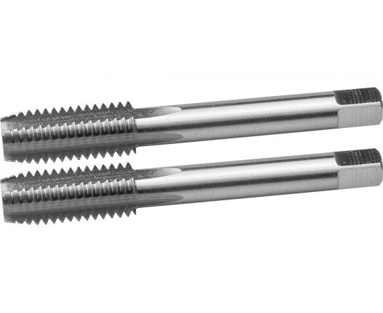 Метчики, машинно-ручные, комплектные для нарезания метрической резьбы, М8 x 1,0, 2шт Зубр ПРОФЕССИОНАЛ 4-28007-08-1.0-H2_z01 