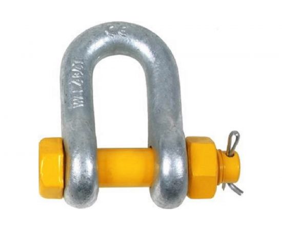 Такелажная прямая скоба со шплинтом HAKLIFT грузоподъемность 2 т SAK20SLBP 