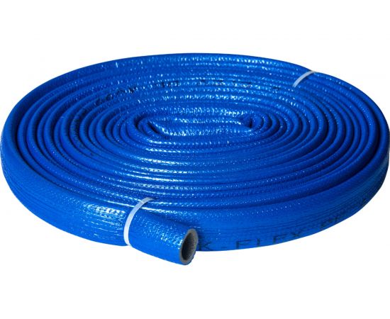 Теплоизоляция для труб K-FLEX PE COMPACT в синей оболочке 35/4 бухта 10м R040352103PECB 