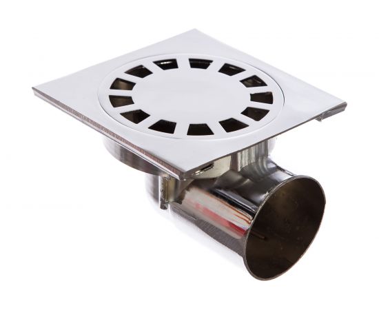 Трап ORE D1050G, 100х100 мм, гориз., слив 50 мм, мет. 7079988607436 – изображение 2