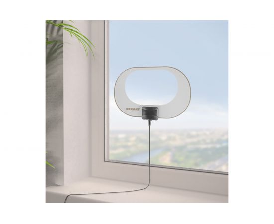 Антенна REXANT комнатная, активная, для цифрового телевидения, DVB-T2, Ag-713 34-0713 – изображение 2