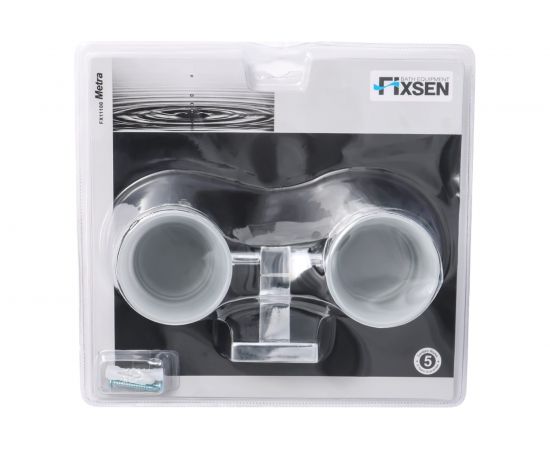 Подстаканник FIXSEN METRA двойной 11107 – изображение 3