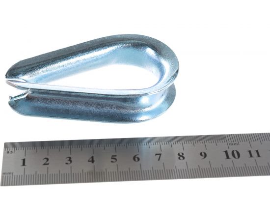 Коуш для стальных канатов КРЕП-КОМП DIN 6899 м13 10шт кск13ф – изображение 3