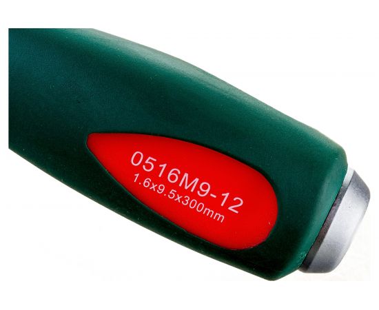 Силовая отвертка Hans шлиц, с металлическим затыльником 9*300мм 0516M9-12 – изображение 3