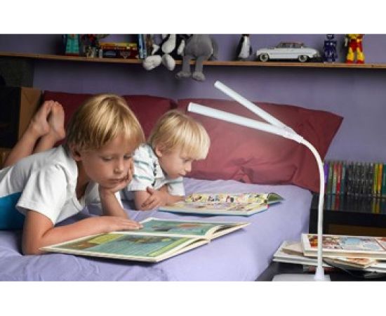 Настольный светильник, чёрный, LED, 10Вт, 2 плафона, 230В, сенсорное включение, 4 уровня яркости, 4000К Camelion KD-794 C02 12493 – изображение 3