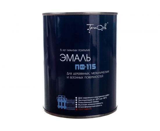 Эмаль ТРИОЛЬ ПФ-115 ярко-голубая глянцевая PF115BY08 – изображение 3