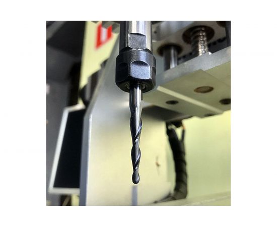 Фреза конусная для 3Д фрезеровки по дереву (0.5x15x50x3.175 мм; a=10 гр; Z2) CUT2 FK01510513 – изображение 3