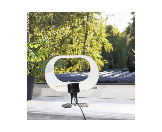 Антенна REXANT комнатная, активная, для цифрового телевидения, DVB-T2, Ag-713 34-0713 – изображение 4