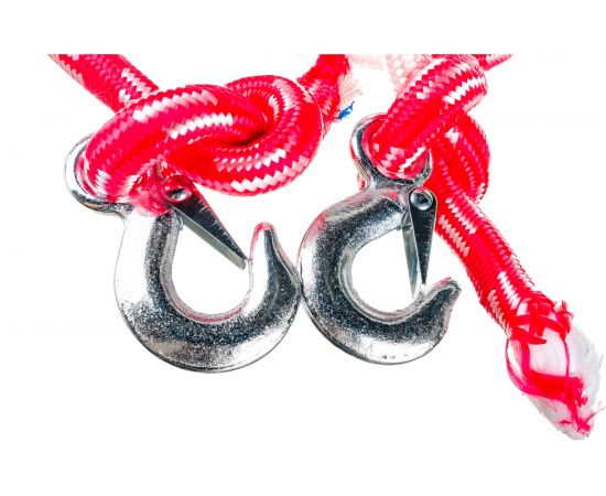 Буксировочный трос MEGAPOWER PREMIUM 10000 кг, 5 м, с крюками, в пакете M-75105P – изображение 4