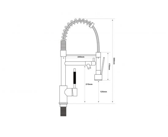 Смеситель для кухни SHIMIZU с душевой лейкой shower-S smz 1006560 – изображение 4