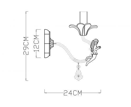 Настенный светильник Arte Lamp A5349AP-1WH – изображение 4