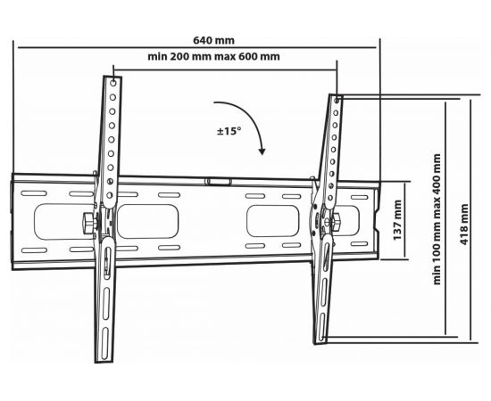 Кронштейн для LED/LCD телевизоров TUAREX OLIMP-202 black – изображение 9