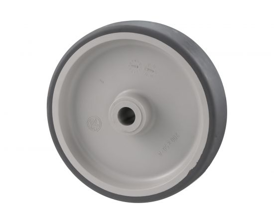 Колесо с подшипником скольжения (200х50х20 мм; 225 кг; термопластичная резина/полипропилен) Tellure Rota 711106 – изображение 10